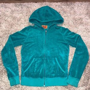 Juicy Couture mint turquoise sweatshirt